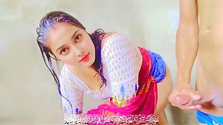 Desi Village Aunty Soniya Outdoor Fuck with Young Neighbor Boy's Thick Cock Hindi Audio