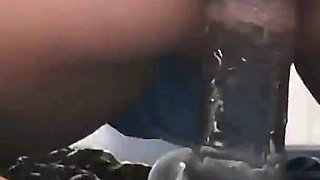 Secretly Stuck a Stranger's Dildo in My Ass on the Toilet - Joyliii