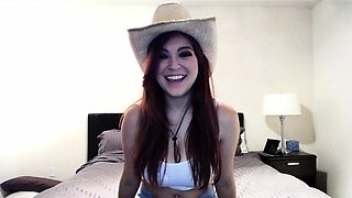 Shy brunette homemade amateur webcam teen