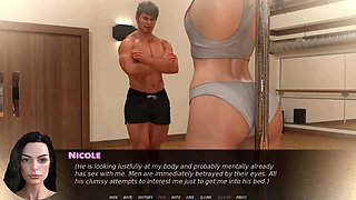 Exciting Games Married Wife Is Doing Naughty This With The Couch In The Gym Ep 35