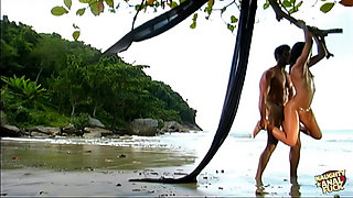 The Sound of the Waves Was a Great Asmr Addition for These Two Anal Fuckers