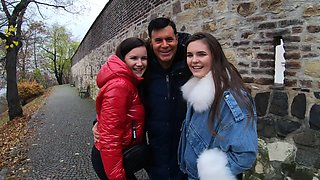 Brunette beauty Taylee Wood gets fucked by four cocks in intense action