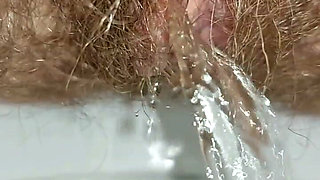 You Are My Toilet, You Are My Cleaner for Licking My Hairy Pussy
