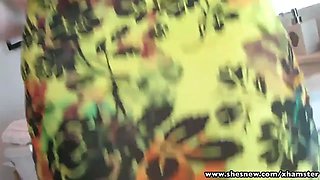 ShesNew Hot booty busty redhead babe rides big cock