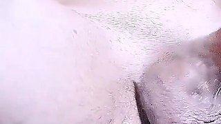 Long Black Nails Massaging Hard Cock and Balls up to Multiple Cumshots