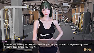 Finger-tickling, next door, sitting