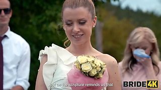 Sexy Blonde Bride Wedding Fuck in Public with Dogging and Wax Play - HD 1080p Czech Sex