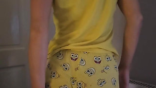 Stripping From My Spongebob Pjs