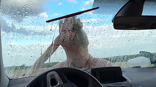 I Flooded the Car Window with Squirt - Watch Till the End