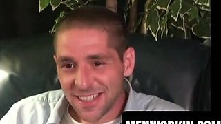 Amateur showcases wooly fuck-stick in conversation and jerks it