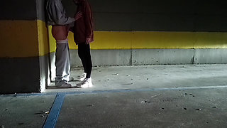 Young Wife Fucked Hard by a Fan in a Car Parking