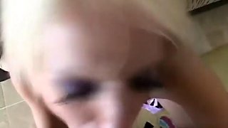 Big tittied blonde whore is rough fucked hard and deep