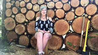 Naughty Mature Maxxximummilf Trades Sex for Good Wood!