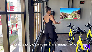 🔥 From Gym to Creampie: Latina Fitness Babe Gets Fucked Hard After Teasing All Day