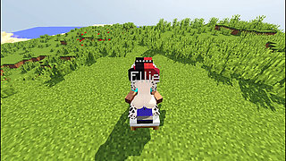 Beautiful girl dressed as a cow wants me to milk her and give her my milk