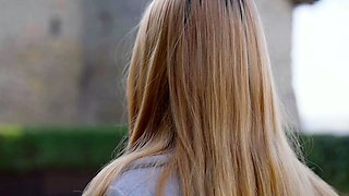 Busty Redhead Leya DeSantis Teases Her Massive Tits in