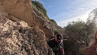 Wild Beach Vacation - Hot Tattooed MILF Gives a Stranger the Ultimate Pleasure!