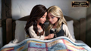 Five More Minutes - Cottage Morning 3D Animated Lesbian Scene