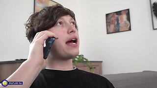 Fisting Cougars Irenka And Andrea V. Share A Toyboy In A Horny Old And Young Anal Threesome