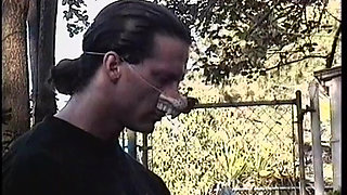 Vintage hairy pussy loves big dick in ass.