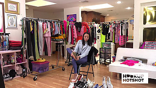 Bts - Alexis Tae Slips Into a Sexy Outfit and Stuns the Camera!