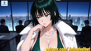 Fubuki Anime Style Hentai Anime Anal Footjob