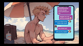 My New Girlfriend Taboo Hentai Game Ep.26 Naughty Step Sisters Going Topless at the Beach!