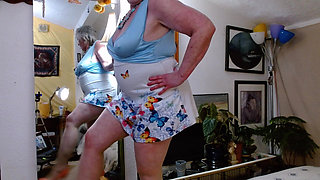 1400 New Pantyhose Plus Fuck Me Heels on Thick Dawnskye
