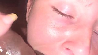 Slutty amateur blonde customer fucked by drivers big cock