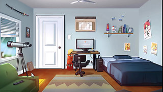 Summertime Saga - Jessy played with her self