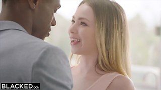 Alexa Grace and Angel Smalls's petite video by Blacked.Com