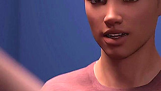 A Wife and Stepmother Awam Main Edition #8 Shopping Boobs Show