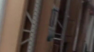 Wife masturbates and flashes outdoor