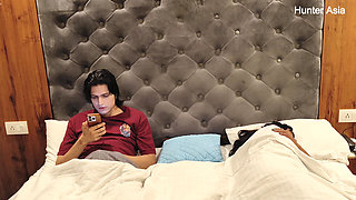 Horny Stepson Shares Bed with Stepmom - 1