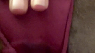 Rubbing My Pussy Threw My Pants Dripping Wet Orgasms