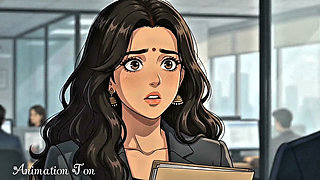 Episode 3 Indian Secretary Marries Hardcore Dia in the Night Office Promotion Animation