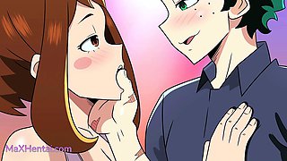 Uraraka x Deku Accidental Pussy Creampie on the First Date