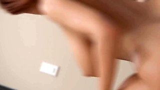 MILF Stepmom Gets ANAL Creampie From Stepson In Bathroom