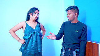 Sexy Bhabhi Caught Her Devar While He Was Masturbating with Her Bra