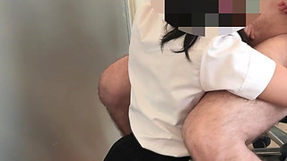 A Cute Thai Student in Uniform Get Fucked by a Big White Dick After College