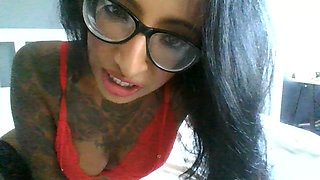 JOI with Specs Cum on My Face