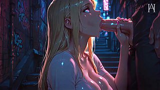 ATKINS HEAVEN - Insatiable Beauty Gets Pounded Hard In A Back Alley