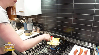 In Step-momma's Kitchen with Harley