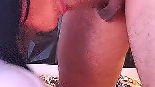 My Stepbrother Teaches Me How to Suck My Boyfriend's Cock.