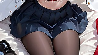 College girl, japanese schoolgirl, genshin impact