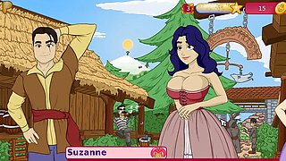 Cartoon character loves a wild hentai adventure in the bathtub