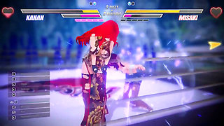 Lesbian Battle BDSM Hentai Game Ep.1 Readhead Lesbian Scissoring and Squirting Fight!