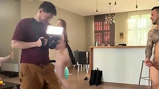 HOT BLONDE FUCKED OUTDOOR ON BIRTHDAY - CASTING