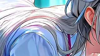 Night Nurse Anya Only Takes His Temperature… Then Rides Him to a Hot Creampie - Hentai Uncensored