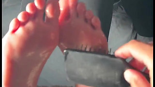 Tickled with a Hairbrush